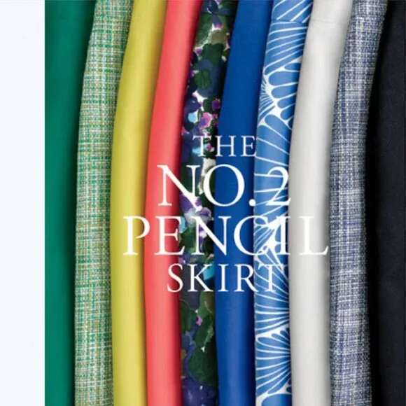 J.Crew No. 2 pencil skirt double-serge wool yellow 6p - Picture 6 of 6